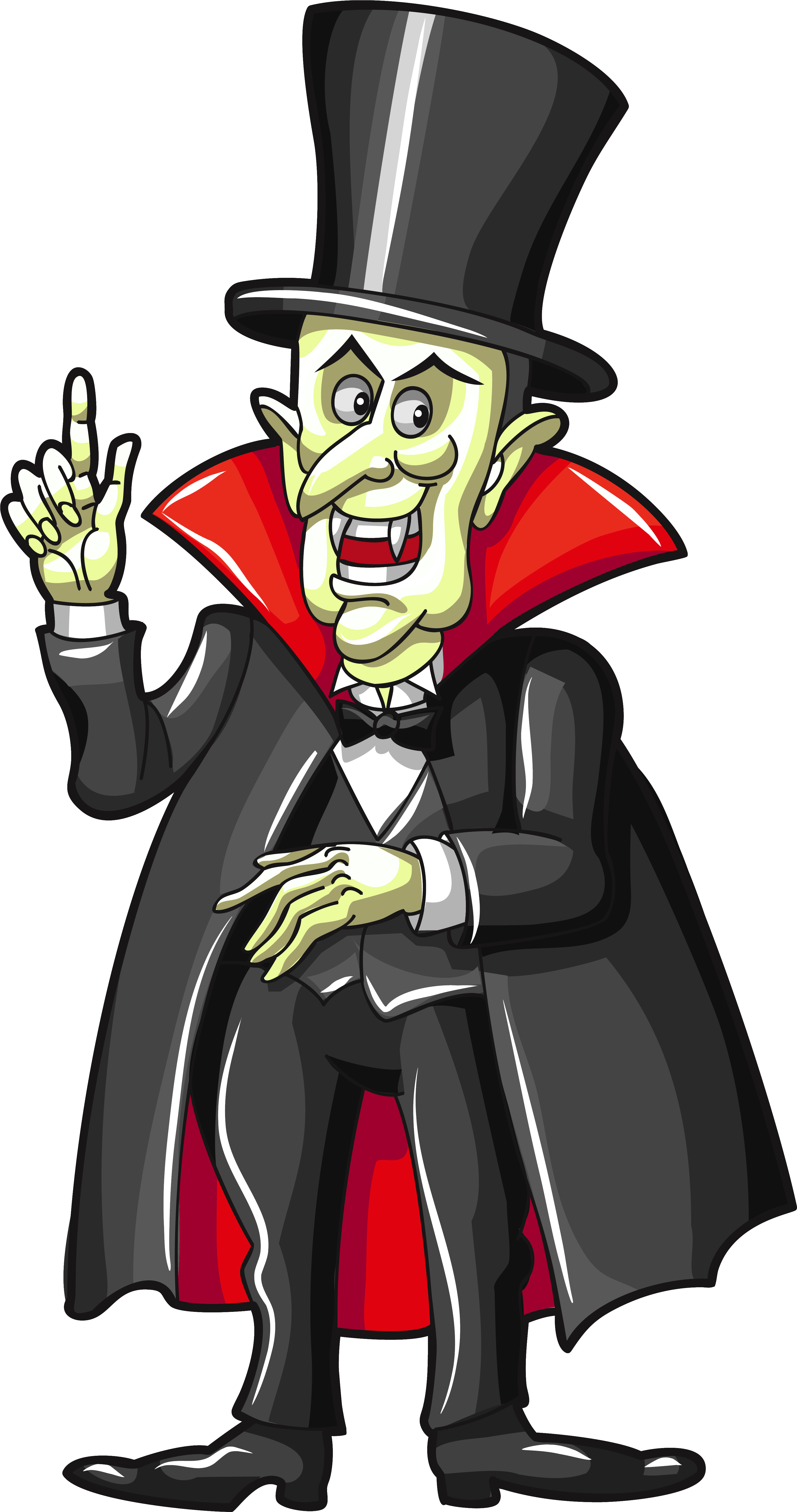Vampire Clipart (3417x6479), Png Download