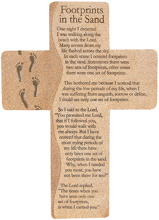My Grandfather Called Me Every Night In The Hospital - Lord Footprints Poem (326x450), Png Download