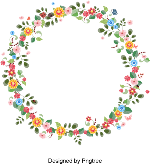Beautiful Hand Paint Watercolor Floral Wreath, Flower, - Home Sweet Home Modern Cross Stitch Kit (640x640), Png Download