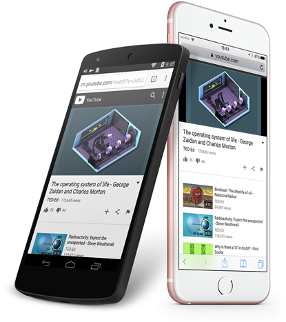 Testing Company Browserstack Closes - Mobile Pic In Png (424x466), Png Download