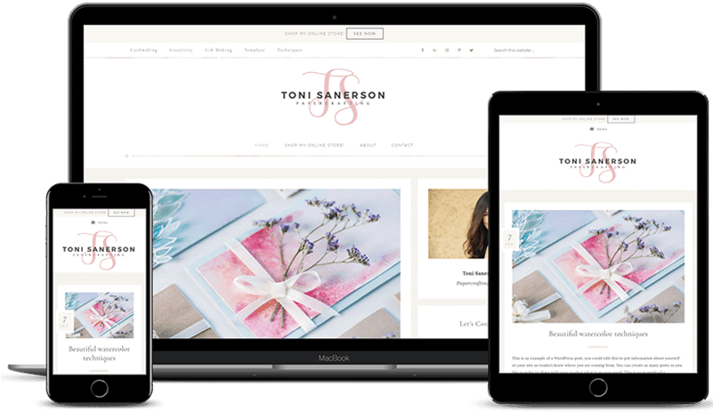 Toni Sanerson Genesis - Web Design (800x800), Png Download
