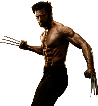 In - Wolverine Hugh Jackman Logan X Men Movie 24x18 Print (544x442), Png Download