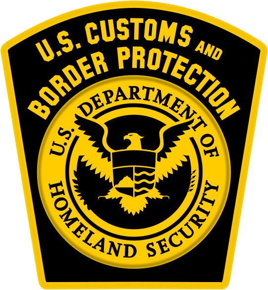 Border Patrol Seizes 178 Pounds Of Pot During 5-day - United States Border Patrol Emblem (541x586), Png Download