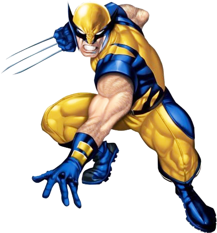 Transparent Library Free Cliparts Download Clip Art - Fathead Super Heroes Wolverine Wall Decal (440x488), Png Download