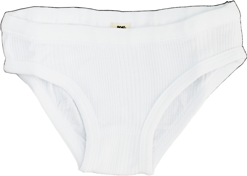 Girl's Panty White Goatmilk - Briefs (800x800), Png Download