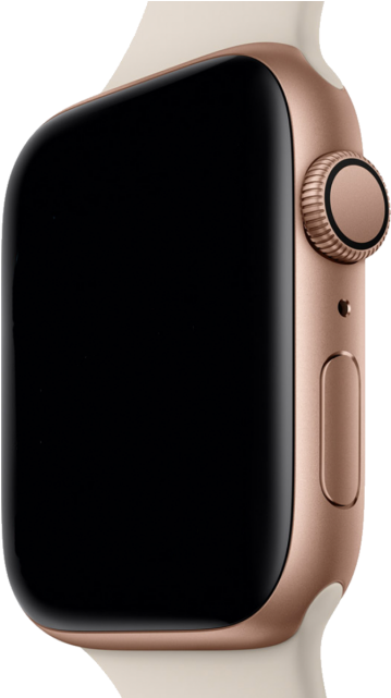 Iphone Watch Xs Xr Mockup Template - Apple Watch Series 4 Gps Rose Gold (640x640), Png Download