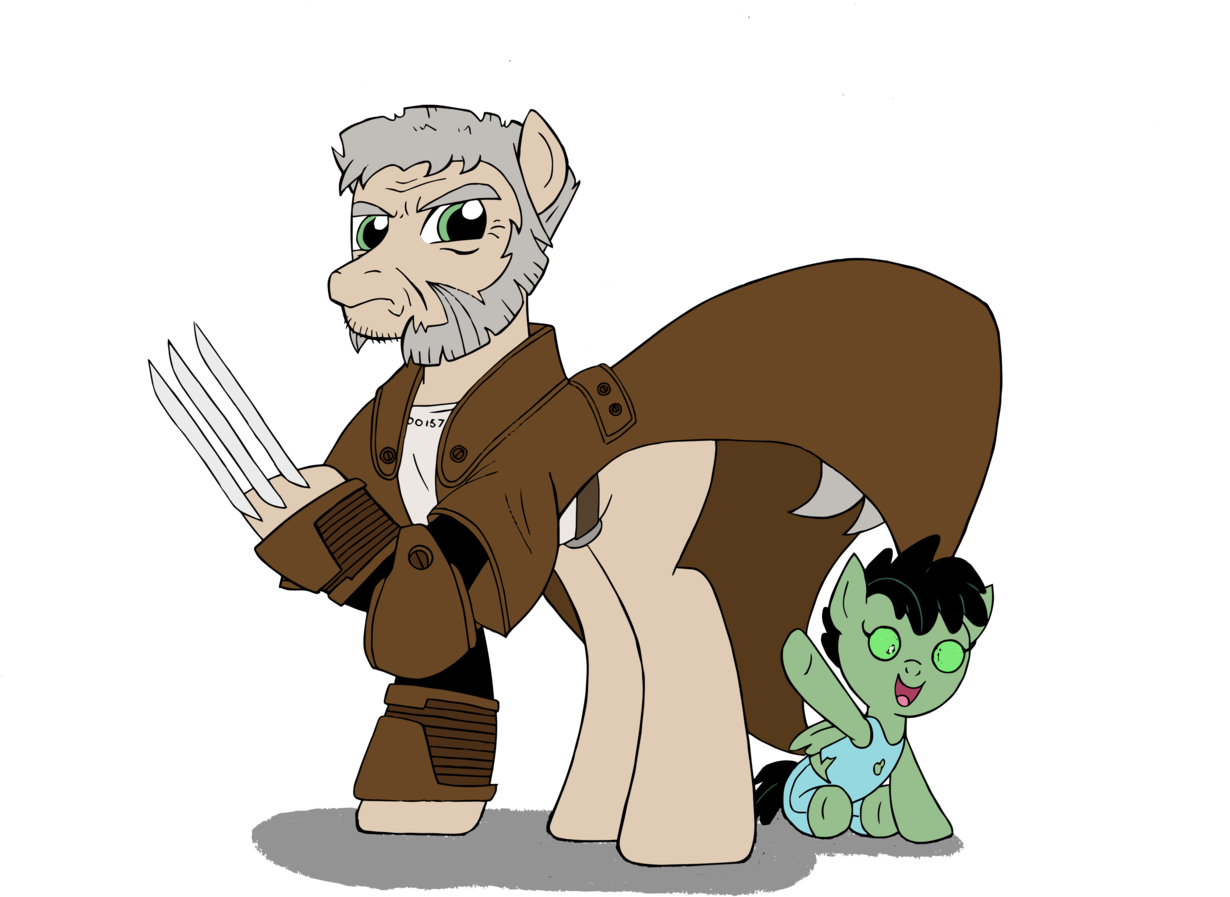 #1004210 - Artist - Edcom02, Artist - Jmkplover, Bruce - Wolverine (1280x931), Png Download