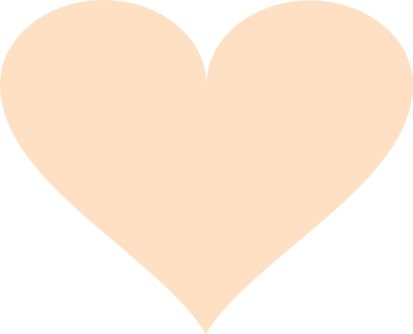 Light Brown Heart Png (600x486), Png Download