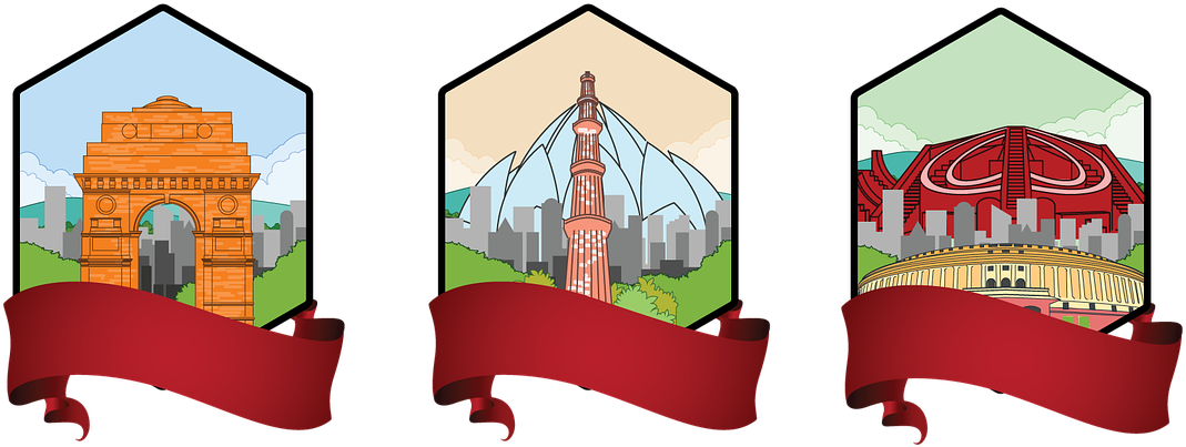 We Landed On Delhi Airport And One Of The Representatives - Illustration (1280x640), Png Download