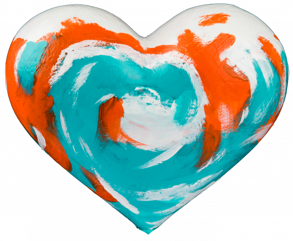 2018 Mini Heart By Rick Kitagawa " - Heart (600x600), Png Download