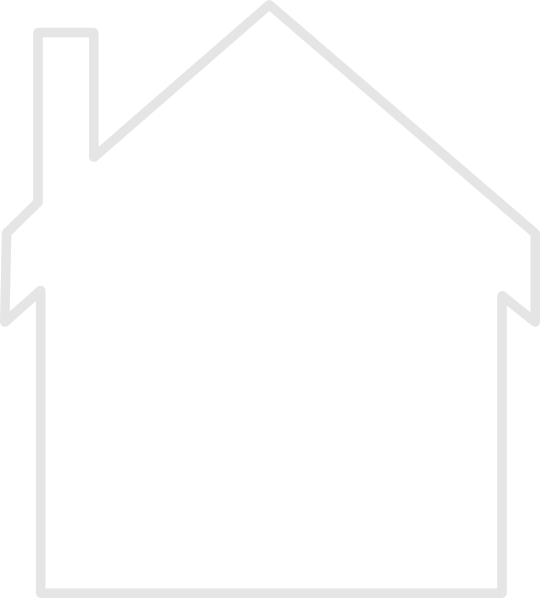 House Outline Vector White (540x598), Png Download