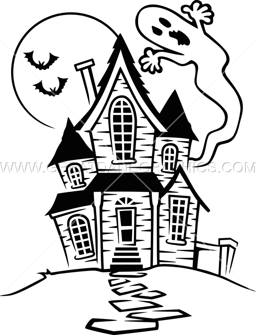 Haunted House Drawing At Getdrawings - Haunted House Drawing Easy (825x1082), Png Download