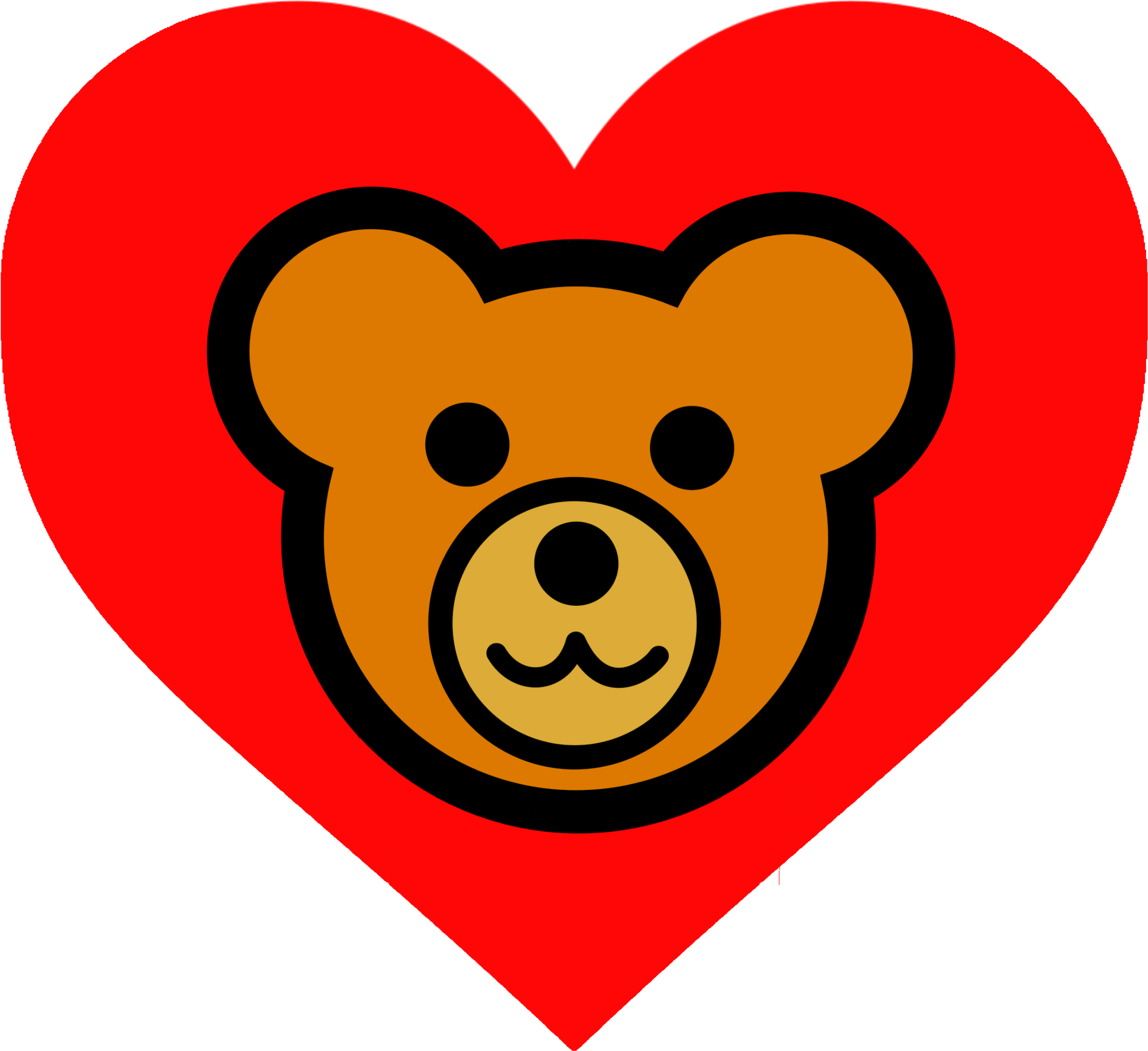 Big Image - Red Teddy Bear Clipart (2400x2199), Png Download
