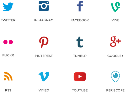 Logos Social Medias - Transparent Background Social Medias Logos Png (600x450), Png Download
