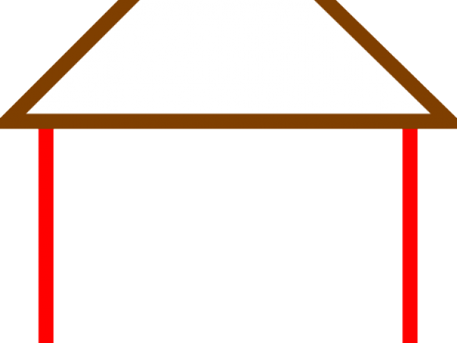 House Clipart Black And White (640x480), Png Download