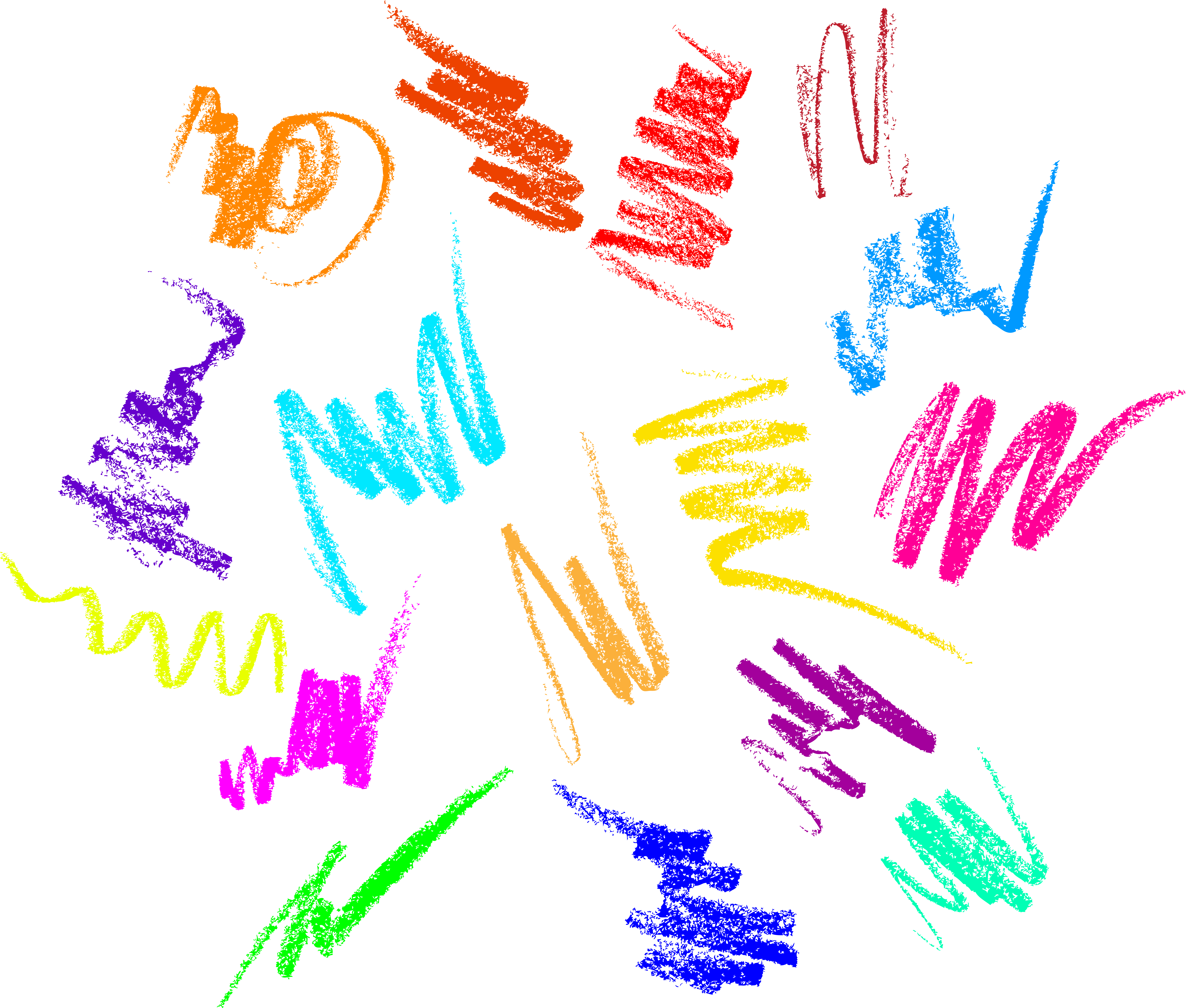 Scribbles Png (8000x6800), Png Download
