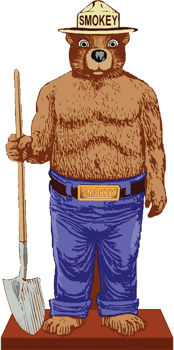 Smokey The Bear Png - Smokey Bear Transparent (349x701), Png Download