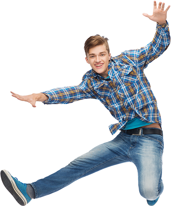 Jump Freestyle - Mann Springt (800x751), Png Download