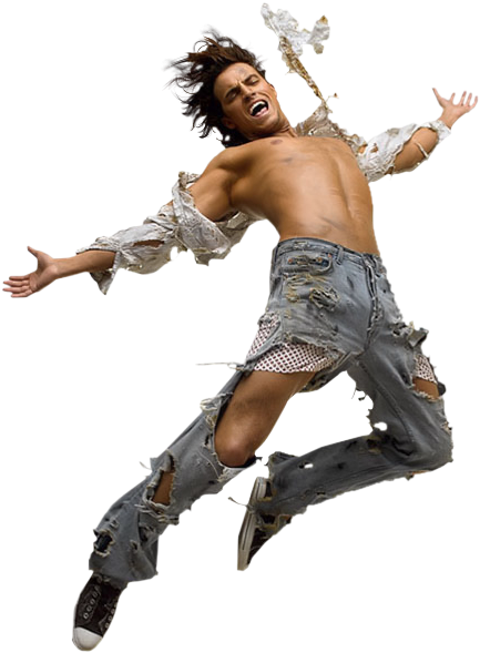 Man Jumping Png (500x687), Png Download