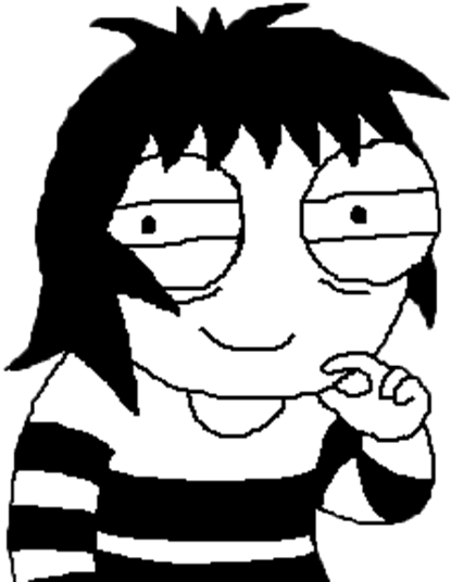 Face White Black Black And White Facial Expression - Black And White (550x578), Png Download