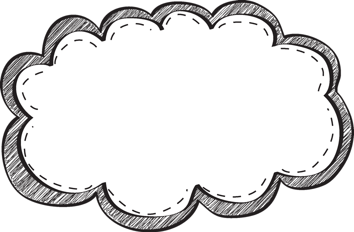 Black And White Scribble Border - School Car Rider (708x464), Png Download