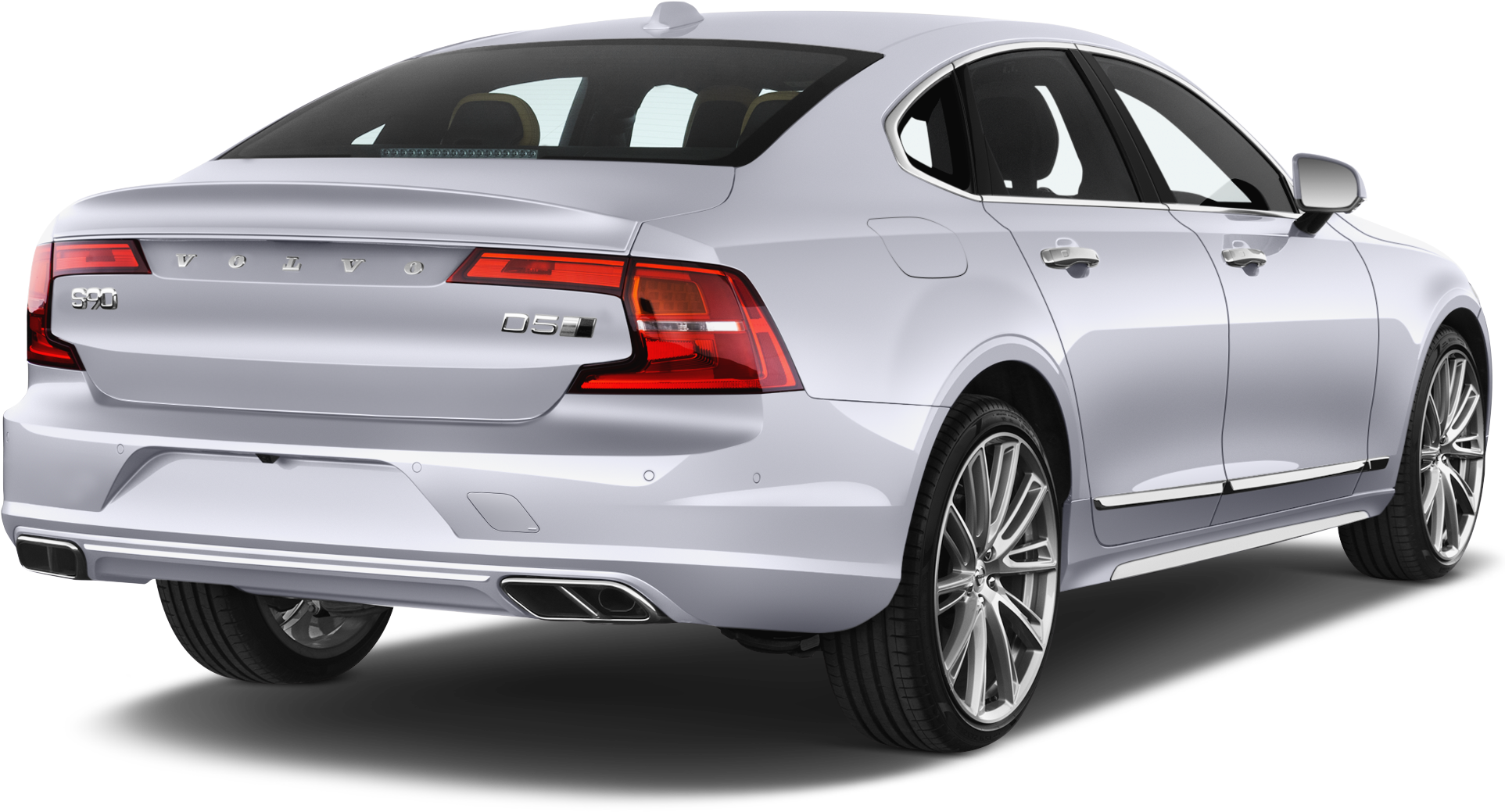 Volvo S90 Company Car Side Rear View - Car Rear View Png (2048x1360), Png Download