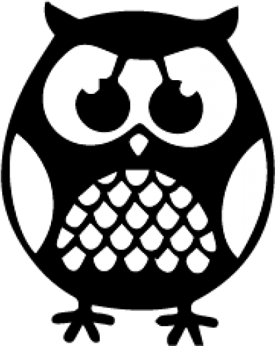 Silhouette Cricut Owl Svg (500x500), Png Download