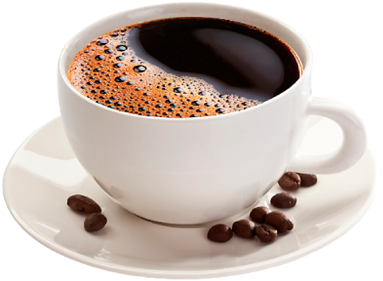 Taza De Cafe Bubble Waffle - Kahve Png (400x305), Png Download