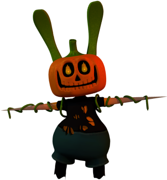 Pumpkin Oswald Extras - Fnati Nightmare Before Disney Halloween (400x400), Png Download