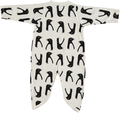 Penguin Baby Romper - Romper Suit (480x450), Png Download