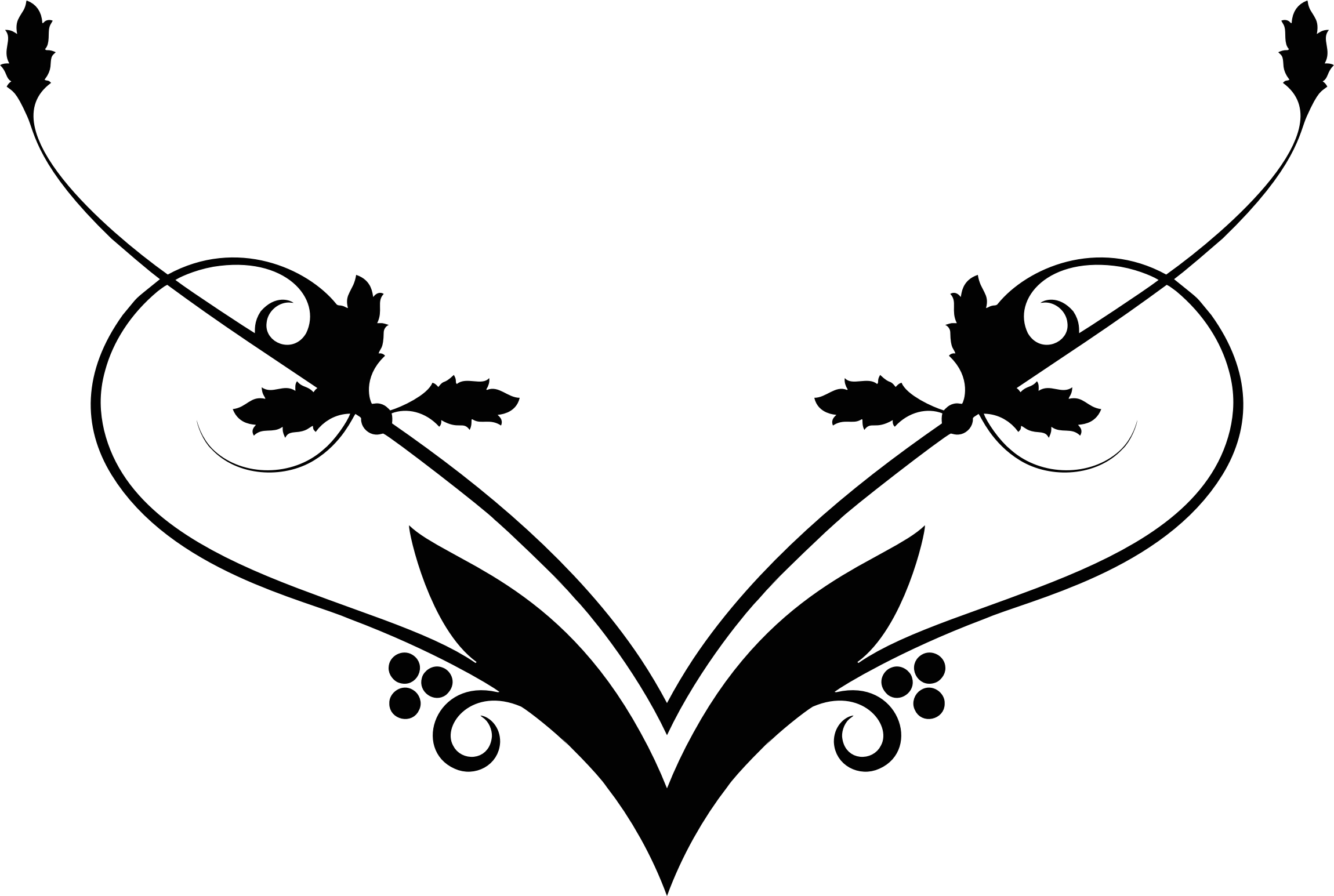 This Free Icons Png Design Of Flourish Ornament Design (2300x1545), Png Download