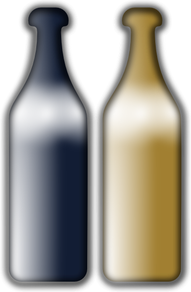 How To Set Use Wine Bottles Svg Vector (390x595), Png Download