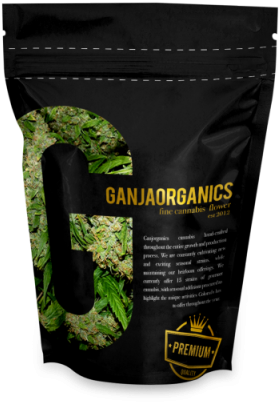 Custom Cannabis Bags - Packaging And Labeling (400x447), Png Download