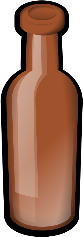 Free Vector Bottle Clip Art - Cartoon Poison Bottle (210x600), Png Download