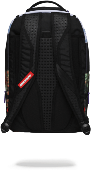Sprayground Purple Haze Ganja Weed Urban 420 Bear Book - Sprayground Backpack (502x640), Png Download