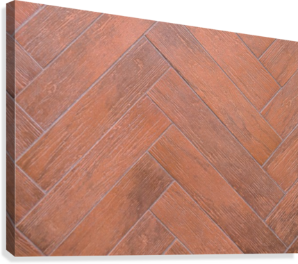 Hdr Wood Grain Ceramic Tile Canvas Print - Wood Flooring (429x380), Png Download