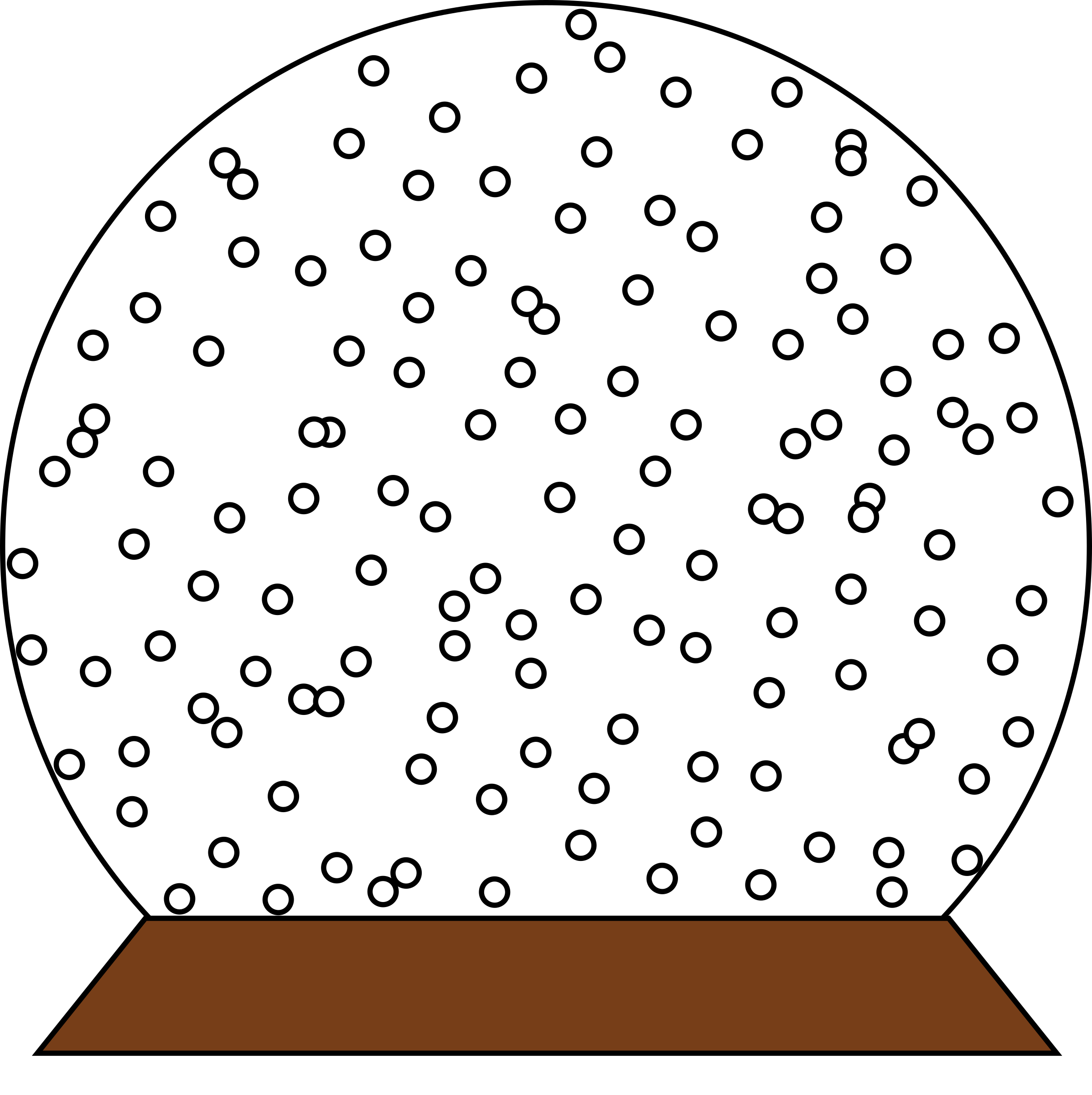 This Free Icons Png Design Of Swirling Snowglobe (2395x2400), Png Download