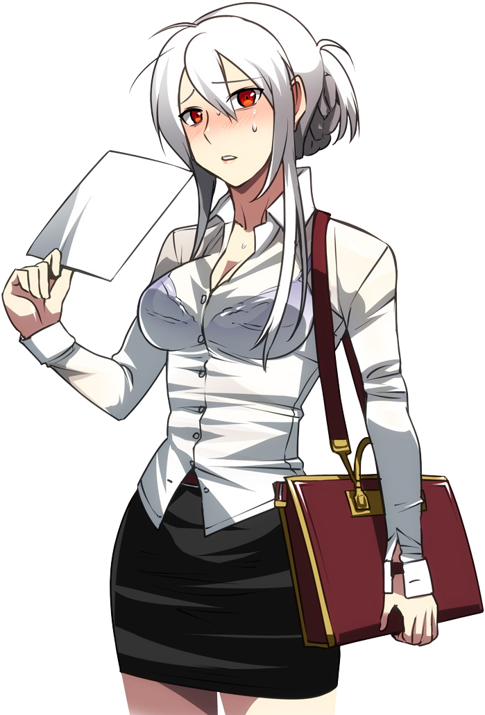 Banner Free Collection Of Free Weed Girl Download On - Anime Weed (723x1044), Png Download
