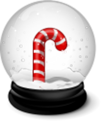 Transparent Png Snow - Snow Globe On Transparent Png (333x400), Png Download