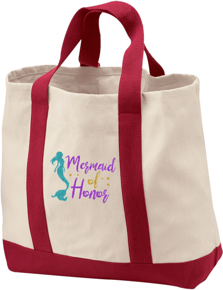 Mermaid Of Honor 2-tone Shopping Tote Rebel Style Shop (1024x1024), Png Download
