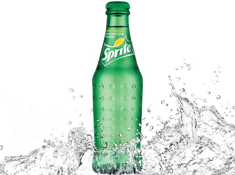 Coke Vector Sprite Bottle - Sprite Lemon-lime Soda - 8 Fl Oz Bottle (750x560), Png Download