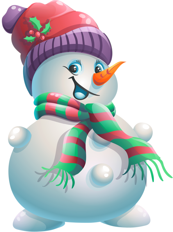 Яндекс - Фотки - Bonhomme De Neige Dessin Couleur (595x800), Png Download