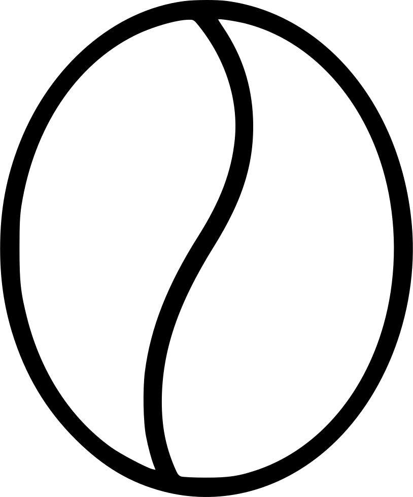 Coffee Bean - - White Coffee Bean Png (814x980), Png Download