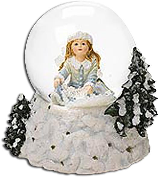 Fairy Snow Globe Boyds Faeriefrost Krystal Water Globe - Pornography (541x608), Png Download