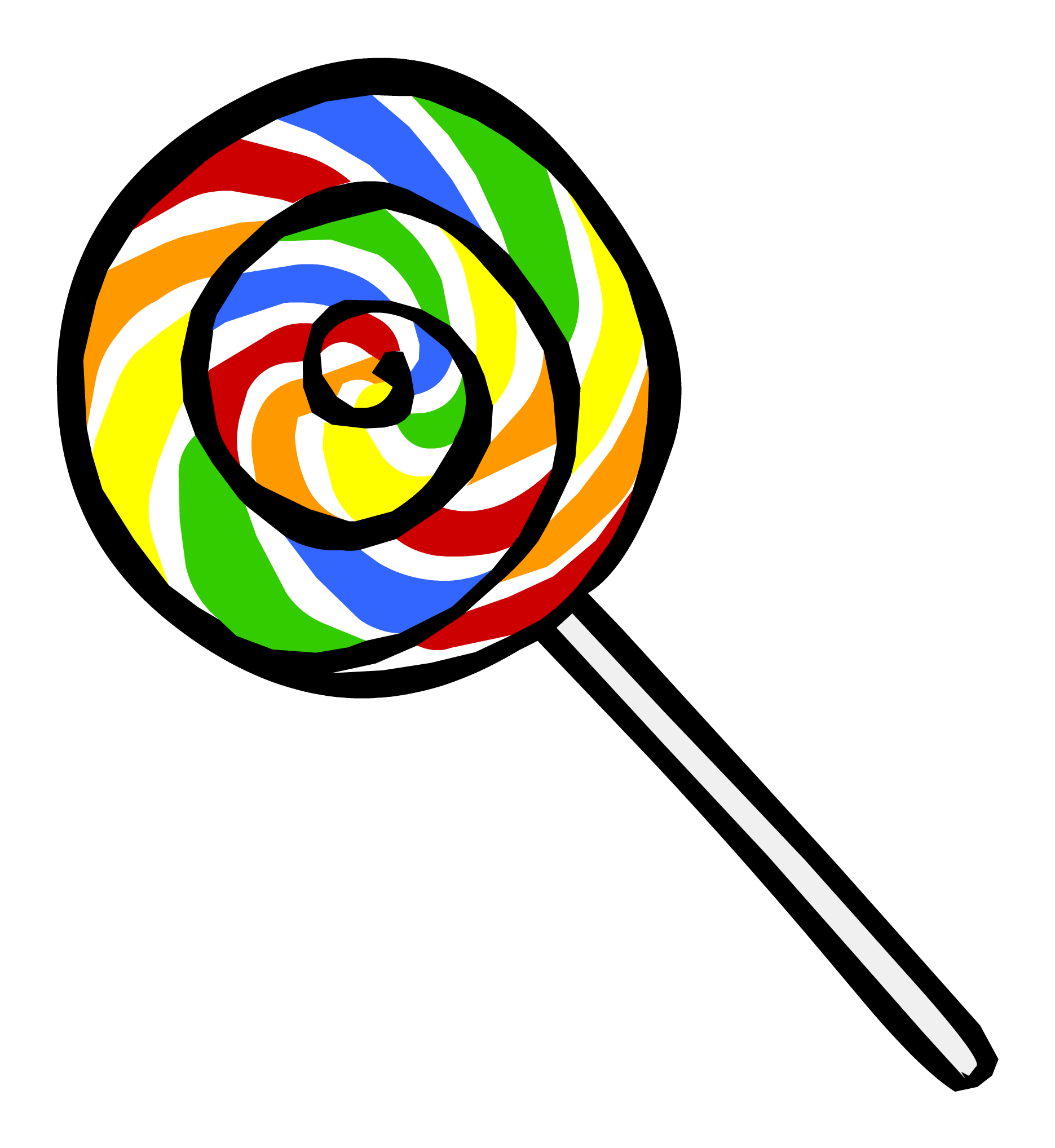 Image Pin Png Club Penguin Wiki Fandom - Lollipop Clipart (941x1024), Png Download