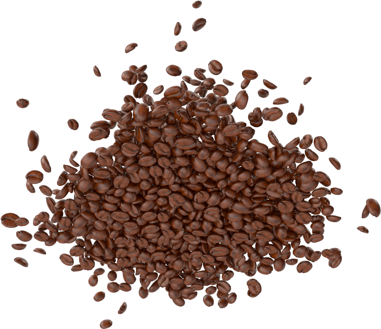 Coffee Beans Png Image - Portable Network Graphics (2048x2048), Png Download