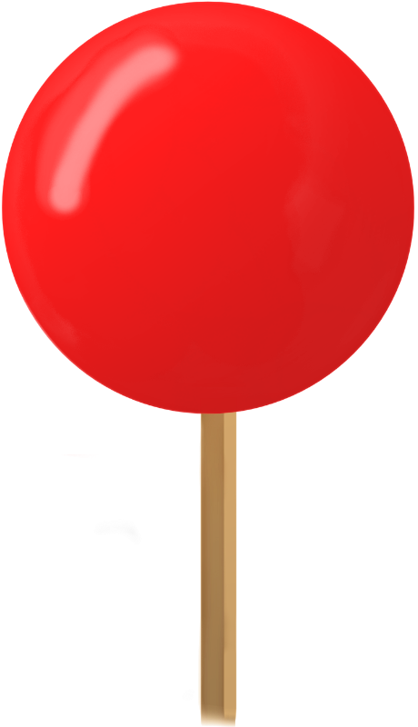 Lollipop Png - Red Balloon Clipart (494x847), Png Download