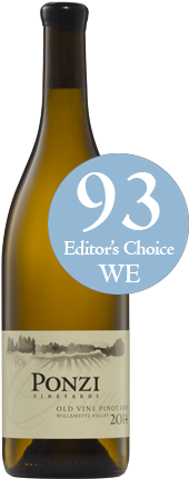 2014 Ponzi Old Vine Pinot Gris - Ponzi Vineyards Pinot Noir Rose (350x450), Png Download