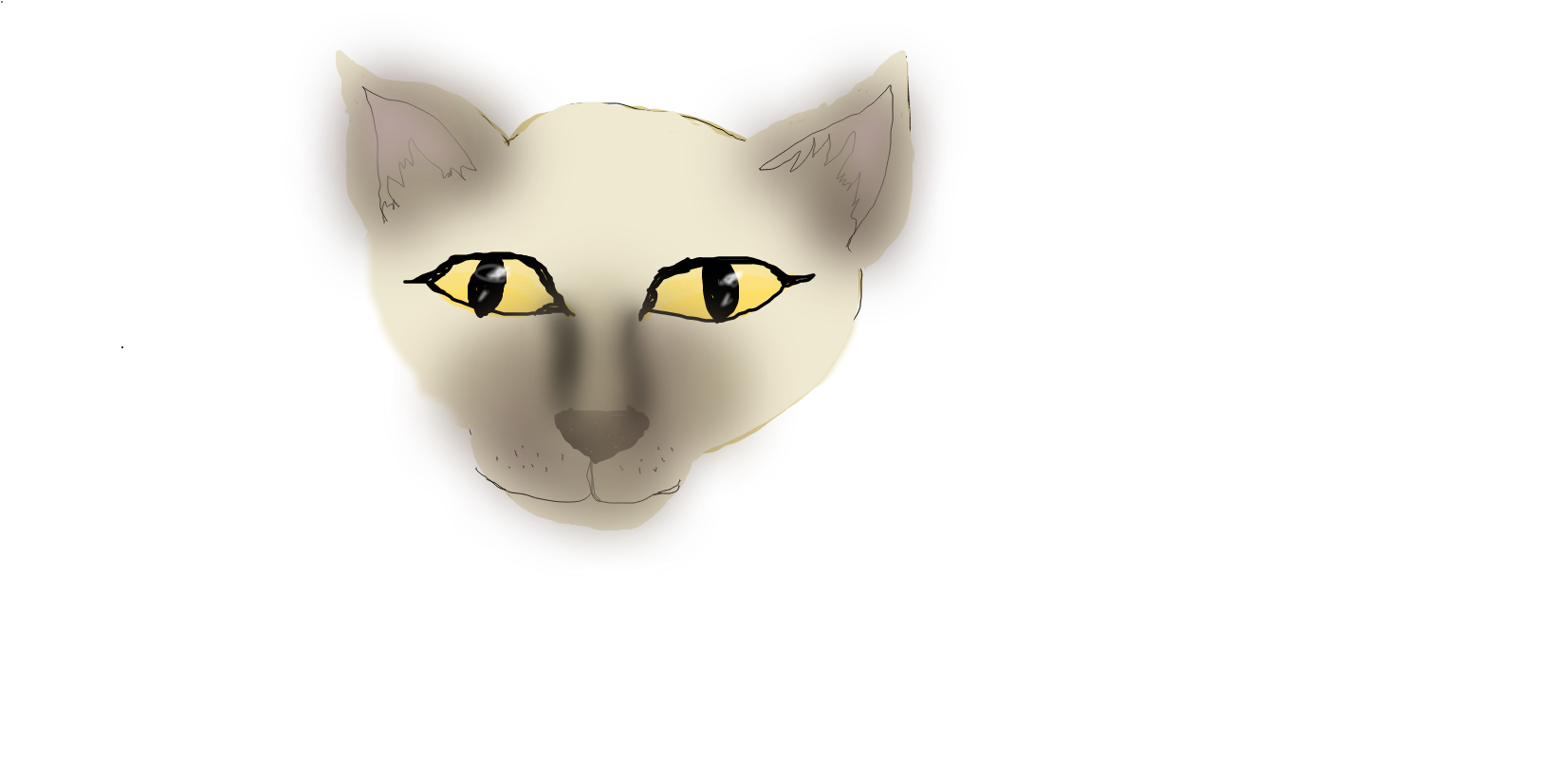 Coffeebean - Domestic Short-haired Cat (1826x937), Png Download