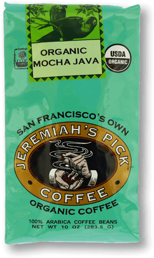 Jeremiah's Pick Organic Mocha Java Dark Coffee Bean - Jeremiah's Pick Coffee Organic Water Processed Dark (600x600), Png Download